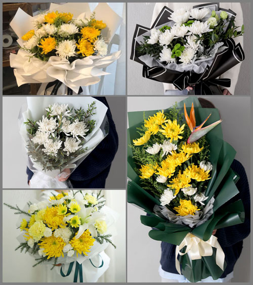 四川成都金牛区荷花池街道西三巷社区白事花束代送